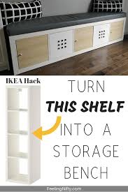 Home › ikea hackers › diy~ window seat from ikea cabinets. Ikea Kallax Hack Turn Bookshelf Into A Seating Bench With Storage Diy