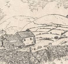 A Simple Pencil Drawing Of A Country Cottage Pencil Drawings Easy Art Drawings