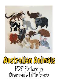 Australian Animals Felt Board Pattern Pdf Downloadable Pattern Teaching In The Home Australian Animals Felt Board Patterns Felt Animal Patterns