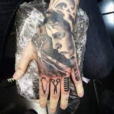 ✓ free for commercial use ✓ high quality images. Tattoo Uploaded By Darren Lyon Love My Hand Tattoo Courtsey Of Tomclewes Lewispointtattoo Edwardscissorhands Edwardscissorhandstattoo Barber Scissor Clippers Barberspole 223252 Tattoodo