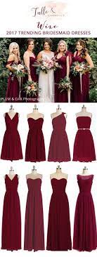 Wine Bridesmaid Dresses For Fall 2017 Wine Bridesmaid Dresses Bridesmaid Short Bridesmaid Dresses