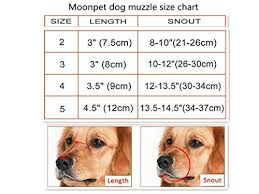 Moonpet Silicone Rubber Basket Dog Muzzle Anti Chewing