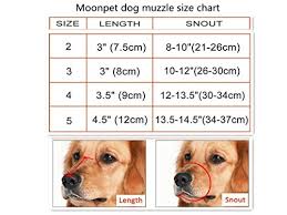 moonpet silicone rubber basket dog muzzle anti chewing