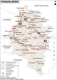 Vorarlberg Karte Karte Von Vorarlberg Land Osterreich
