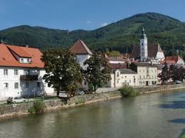 Scheibbs, distrikto scheibbs, malsupra aŭstrio, aŭstrio. Damals Heute Die Stadt Scheibbs Scheibbs