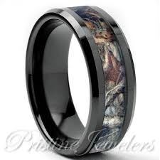 Tungsten Real Oak Forest Camo Ring Brown Mossy Tree Wedding Band Mens Black 8mm In Jewelry Watches Men Camo Wedding Rings Camo Rings Titanium Wedding Rings
