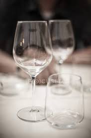 Dreamstime is the world`s largest stock photography community. Three Empty Glasses On White Table Background Transparent Stock Photo 183896676