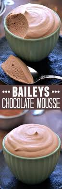 Bailey S Chocolate Mousse Recipe Mousse Recipes Yummy Food Desserts