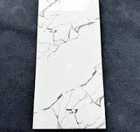 New Trendy Design Luxury Modern 600X1200 White Polished Glossy Glazed  Porcelanto Floor Tiles