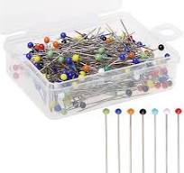 Sewing Pins 250pcs 1.5 Inch Straight Corsage Colored Pearl Head Stick Pins  for Quilting, Fabric, Silk, Dressmaker & Decoration – Straight ...