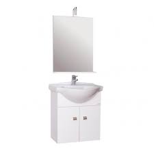 Ecco la nostra gamma al miglior prezzo aggiornata a sabato. Mobile Bagno Sospeso 60 Cm Con Lavabo E Specchio Laccato Bianco Emma 83162