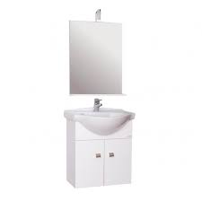 Per chi ama le atmosfere rustiche, che includono pezzi vintage e tessuti romantici, ci sono diverse opzioni per l'arredo della stanza dedicata al benessere. Mobile Bagno Sospeso 60 Cm Con Lavabo E Specchio Laccato Bianco Emma 83162