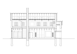 Longitudinal Section Danish Architecture House Architecture Office