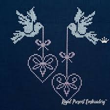 Cross stitching is enjoying a resurgence in popularity as crafters look for different ways to express their creativity. Weddings Embroidery Designs