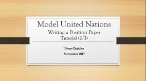 It describes a position on an issue and the rational for that position. How To Write A Position Paper For Mun Youtube
