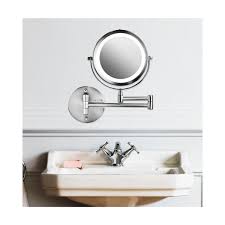 wall mount led lighted makeup mirror
