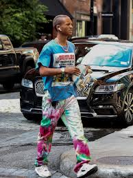 American actor, rapper, and fashion designer who followed in his famous parents' footsteps in film and music. Jaden Smith Shows Us How To Wear The Tie Dye Trend Vogue Paris