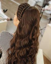 penteado cabelo solto 120 ideias tutoriais para deixar o coque de lado cabelo coque de deixar halboffe hair styles front hair styles long hair styles