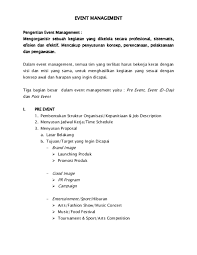 Pameran memajang atau memamerkan karya dengan berbagai pertimbangan dari berbagai sudut pandang. Penyusunan Struktur Organisasi Kepanitiaan Pameran Disesuaikan Dengan