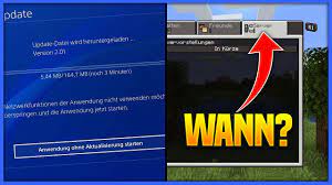 Die playstation 4 edition von minecraft wird am 10. Letztes Update 2019 Server Release Info Minecraft Ps4 News Youtube