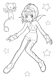The black and white drawings can be printed and colored by hand or directly on the computer. Anime Coloring Pages Best Coloring Pages For Kids