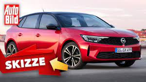 Gesamtlänge 4.370 mm, höhe 1.485 mm, breite 2.042 mm; Opel Astra 2021 Skizze Neuvorstellung Kompakt Infos Youtube