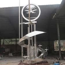 Hwa lin stainless steel | design services for stainless steel, stainless steel 304 items, with the same concept of exclusive design. The Series Of Saudi Arabia Giant Metal Art Sculpture Stainless Steel Designs For Sale Css 08 You Fine Sculpture