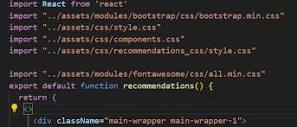 reactjs - I want to use the bootstrap template in react , unable ...