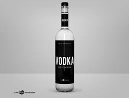 Attractive Vodka Bottle Psd Mockup For Free Vodka Vodka Bottle Bottle