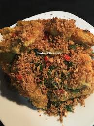 22 prawns 1/4 tsp salt 1 egg 3tbsp all purpose flour 2tbsp corn flour frying oil. Udang Goreng Nestum