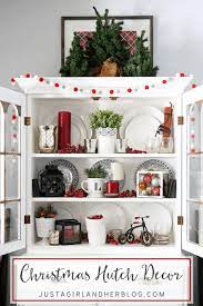90'' h x 66'' w x 20'' d. Christmas Hutch Decor Abby Lawson
