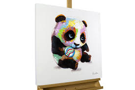 Miyagi & andy panda — там ревели горы 02:56. Modernes Acryl Gemalde Mit Sussem Pandabar Kunstloft