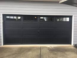 The best garage door paint. Black Garage Doors Are Trendy
