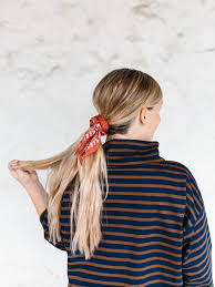There are actually two ways you can do this one. Hair Tutorial Two Hair Scarf Styles The Effortless Chic