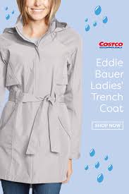 Eddie Bauer Ladies Waterproof Trench Coat Waterproof Trench Coat Trench Coats Women Trench Coat