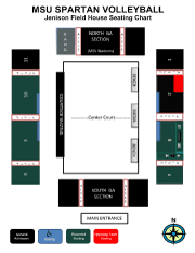 Michigan State University Seating Charts