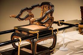 Sedan Chair Gilt And Lacquered Wood Qing Dynasty Chinese Decor Japanese Antiques Chair