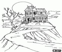 Selecão de desenhos, com os melhores personagens para pintar e se divertir. O Caminho Da Casa Assombrada Para Colorir E Imprimir