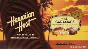 New Hawaiian Host Maui Caramacs 6 Ounce Box Caramel Chocolate Macadamia Nuts Chocolate Macadamia Nuts Chocolate Milk Chocolate Caramels