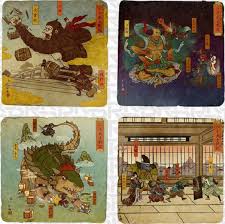 Learning their names and origins reveals their auspicious meanings and the wishes for happiness that they embody. Mix Of Classic Japanese Art Style And Video Games Makes For Some Beautiful Results Photos Soranews24 Japan News