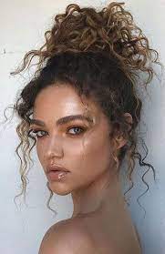 20 Stylish Bun Hairstyles That You Will Want To Copy Curly Hair Styles Curly Bun Hairstyles Bun Hairstyles