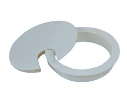 Accidentally drilling or punching a hole through your desk can be a real pain and make it difficult for you to while it may seem like you need a new desk, there are many ways that you can patch the hole. My Cable Mart 3 Cut Hole Size White Round Wire Management Grommet With Removable Lid