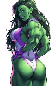 she-hulk (marvel) drawn by shouji_nigou | Danbooru