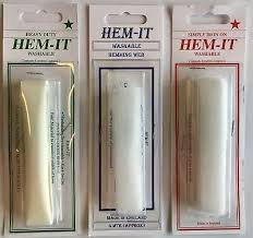 Birch Instant Hem Tape White