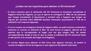 El ife universal cambia con respecto al ife anterior, en primer lugar mejora significativamente sus beneficios, los aumenta, amplía su cobertura a todos los hogares del rsh, simplifica su acceso. Ife Universal Youtube
