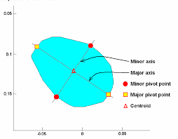 Axes, pivot points and centroid computed during blob analysis | Download  Scientific Diagram
