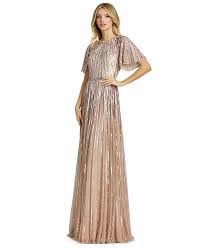 Mac duggal metallic long sleeve cocktail dress (plus size) now:$268.50. Mac Duggal Sequined Gown Reviews Dresses Women Macy S