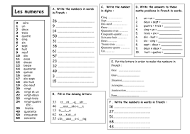 Number Worksheets 1 100 In Spanish Spanish Numbers In 2020 French Worksheets French Numbers French Numbers 1 100