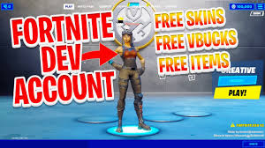 English, russian, french, german, italian and others multiplayer. How To Get Your Own Fortnite Dev Account All Skins Free Youtube