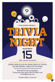 Test your christmas trivia knowledge in the areas of songs, movies and more. Create Free Trivia Night Posters Postermywall